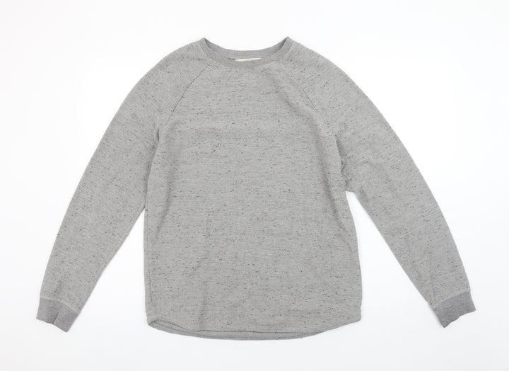H&M L.O.G.G. Men's Grey Crew Neck Long Sleeve Sweatshirt Size M