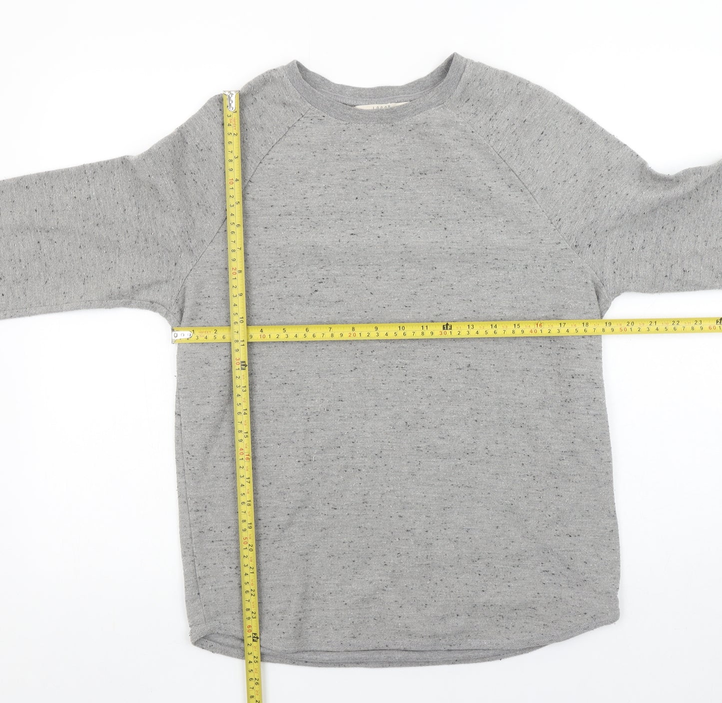 H&M L.O.G.G. Men's Grey Crew Neck Long Sleeve Sweatshirt Size M