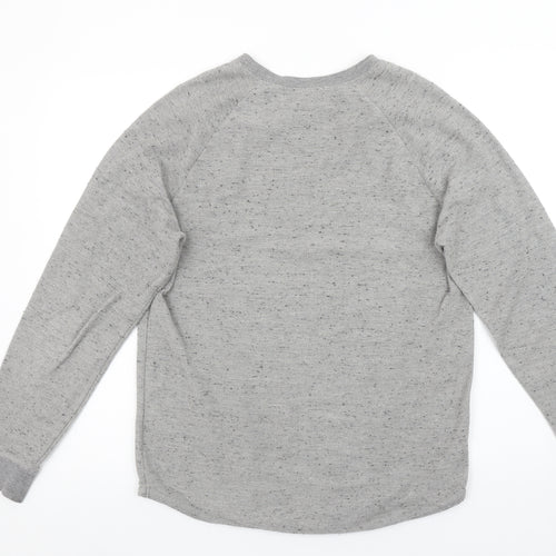 H&M L.O.G.G. Men's Grey Crew Neck Long Sleeve Sweatshirt Size M