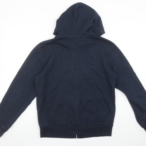 Converse Boys Blue Full Zip Hoodie XL 13-15 Years Cotton Blend All Star