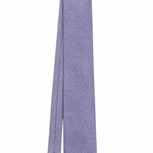 Debenhams Men’s Purple Slim Silk Geometric Tie One Size