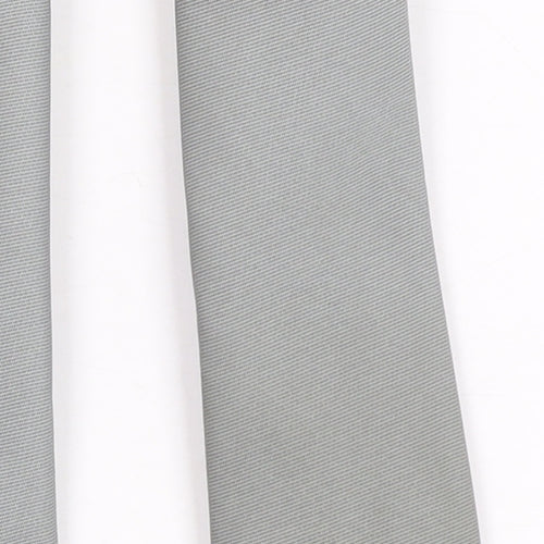 Filaspun Limited Men's Grey Embroidered Slim Tie