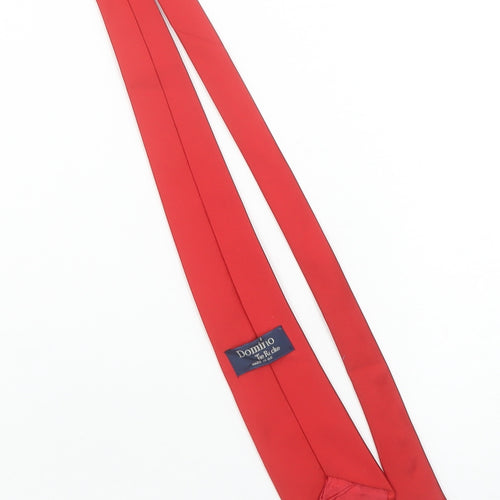 Domino Tie Rack Men's Red Polyester Classic Tie One Size