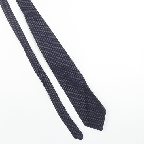 Pierre Balmain Men's Blue Geometric Silk Designer Tie