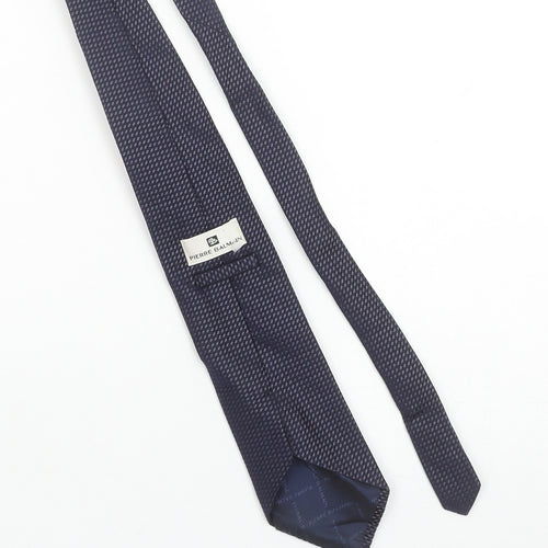 Pierre Balmain Men's Blue Geometric Silk Designer Tie