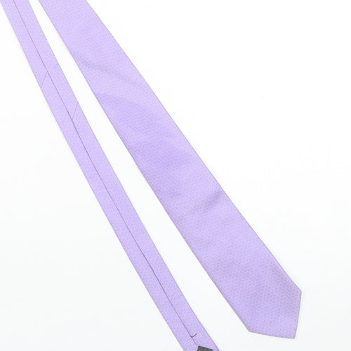 Thomas Nash Men's Purple Pointed Tie 176 Polyester Slim Design