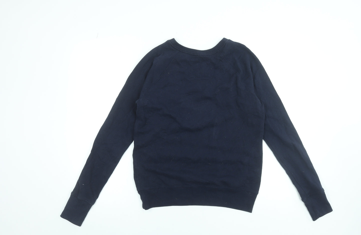 Abercrombie & Fitch Men's Blue Small Crew Neck Pullover Sweatshirt