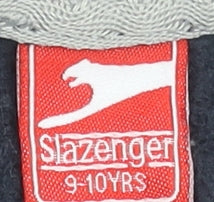 Slazenger Boys Black Crew Neck Pullover Sweatshirt 9-10 Years
