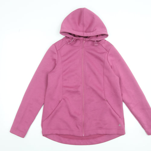 Dunnes Stores Women Wild Berry Full Zip Hoodie Size S