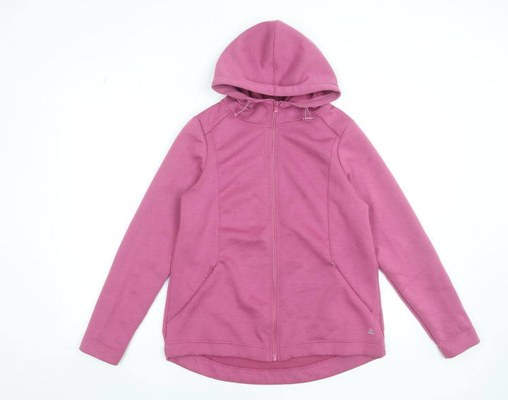 Dunnes Stores Women Wild Berry Full Zip Hoodie Size S