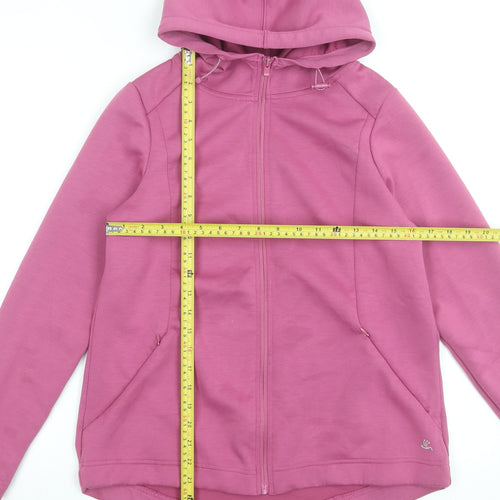 Dunnes Stores Women Wild Berry Full Zip Hoodie Size S