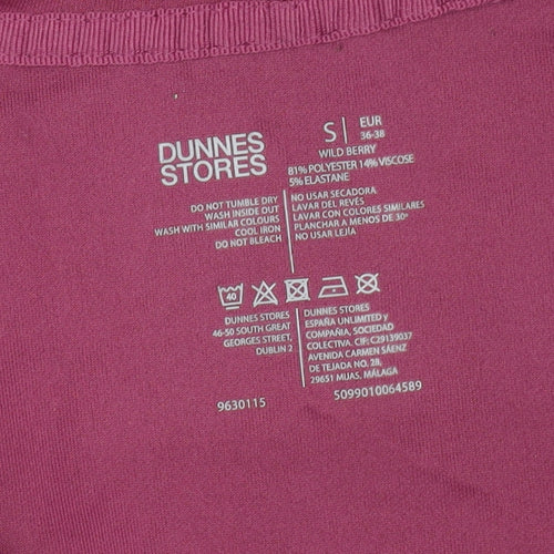 Dunnes Stores Women Wild Berry Full Zip Hoodie Size S