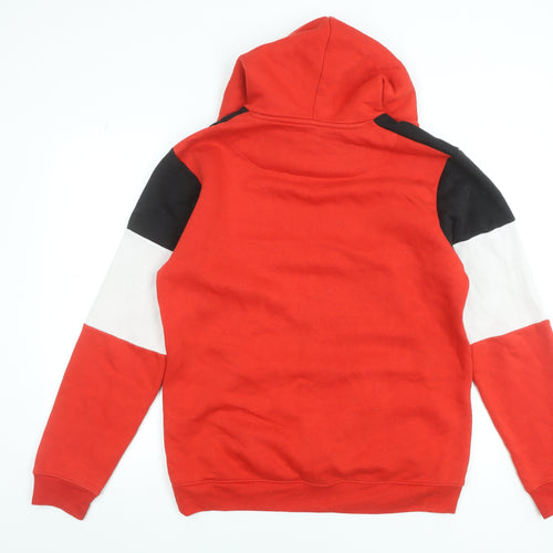 BoohooMAN Men's Multicoloured Pullover Hoodie Size M with Logo