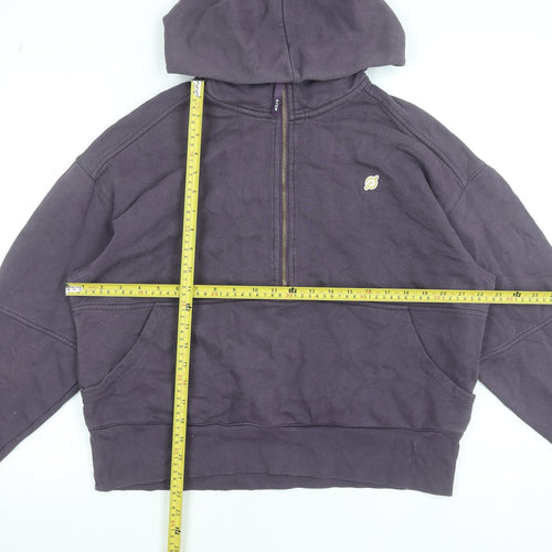 Peloton Women's Purple 1/2 Zip Hoodie Cotton Blend Size M