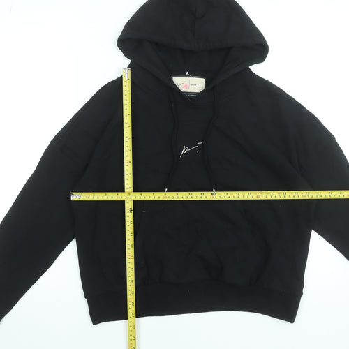 Prévu Women’s Black 100% Cotton Pullover Hoodie Size 6