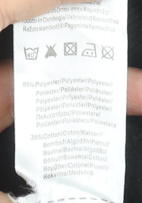 Batman Boys Black Hoodie 7-8 Years Pullover Graphic Print Sweatshirt