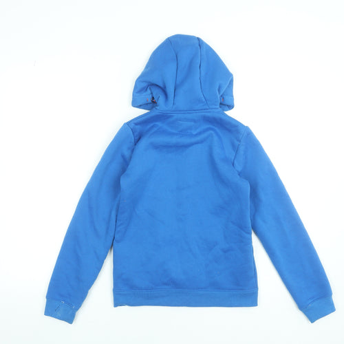 Mountain Warehouse Boys Blue Full Zip Hoodie 9-10 Years Fleece Lined