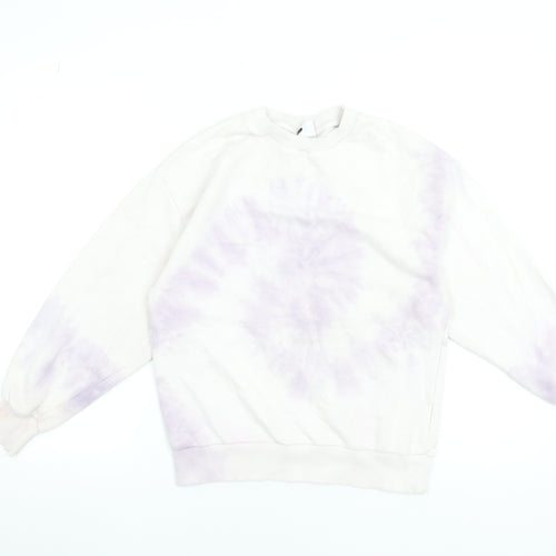 Zara Girls Purple Tie-Dye Pullover Sweatshirt 11-12 Years