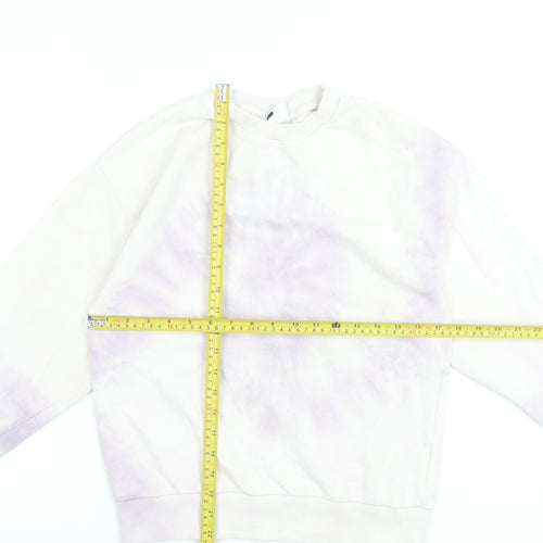Zara Girls Purple Tie-Dye Pullover Sweatshirt 11-12 Years