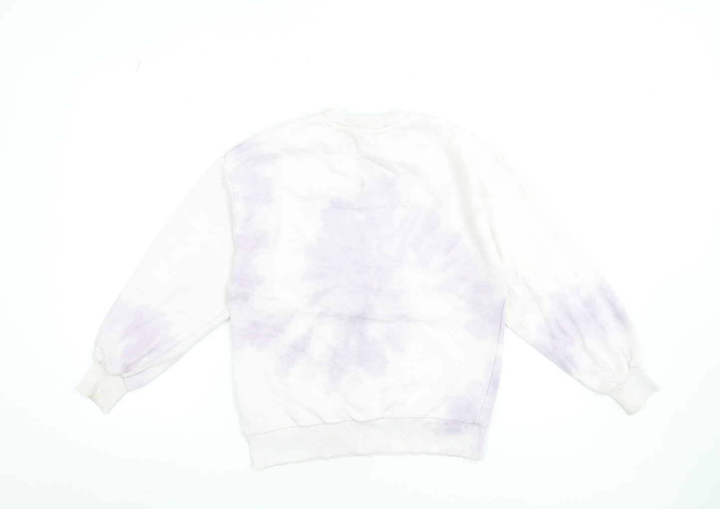 Zara Girls Purple Tie-Dye Pullover Sweatshirt 11-12 Years