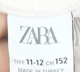 Zara Girls Purple Tie-Dye Pullover Sweatshirt 11-12 Years