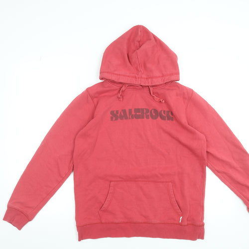 Saltrock Women's Red Pullover Hoodie Size 12 Cotton Blend Casual
