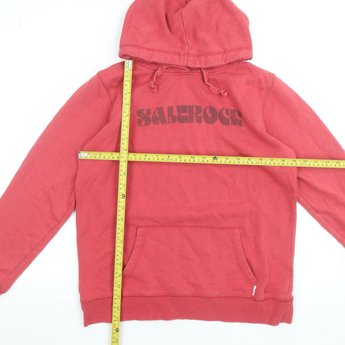Saltrock Women's Red Pullover Hoodie Size 12 Cotton Blend Casual