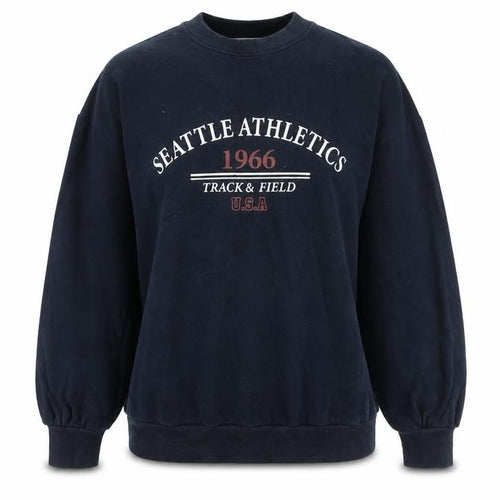 Miss Selfridge Women's Navy Seattle Athletics 1966 Sweatshirt XS