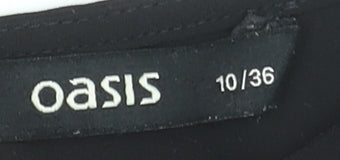 Oasis Women’s Black V-Neck Camisole Tank Top Size 10
