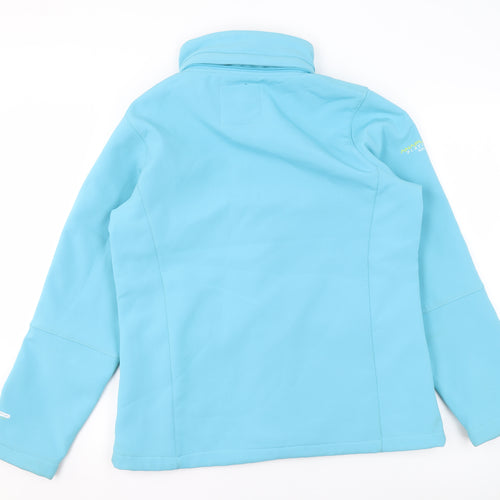 Anapurna Women Blue Softshell Zip Waterproof Jacket UK 14
