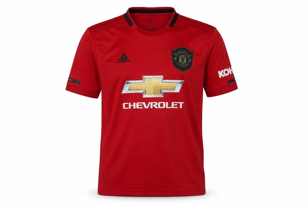 Adidas Boys Red Manchester United Football Jersey Short Sleeve Size M