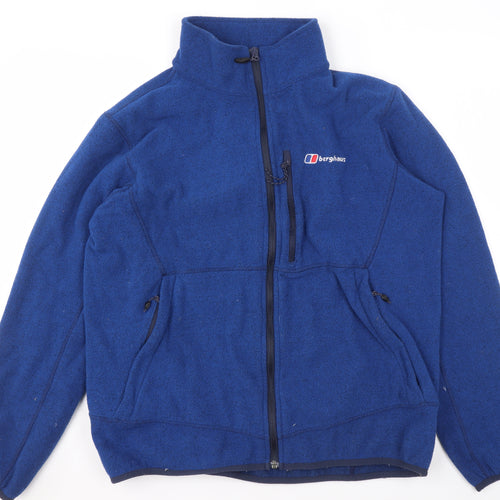 Berghaus Women’s Blue Fleece Jacket Size L Full Zip Outdoor Top