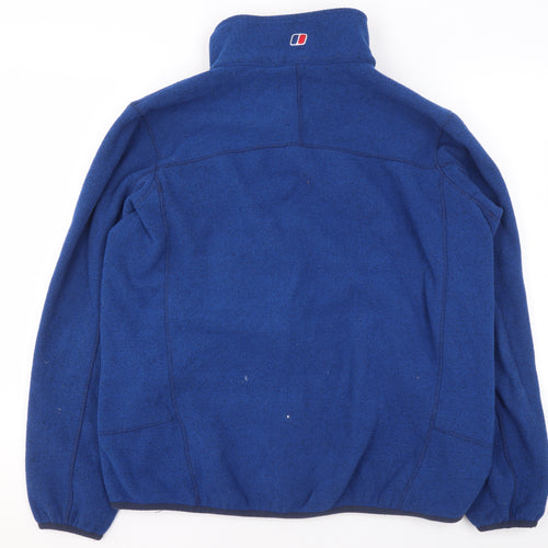 Berghaus Women’s Blue Fleece Jacket Size L Full Zip Outdoor Top