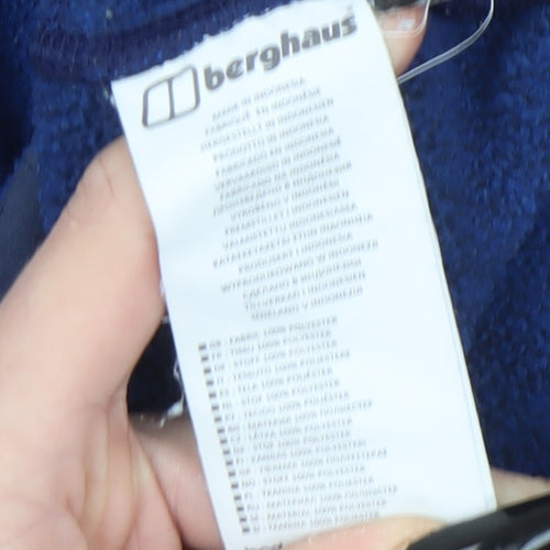 Berghaus Women’s Blue Fleece Jacket Size L Full Zip Outdoor Top