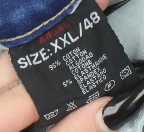 Marshall Angel Denim Women Blue Skinny Jeans Size 2XL Stretch