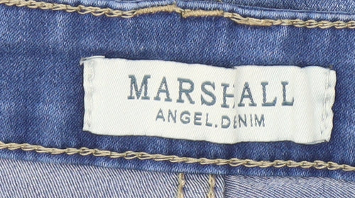 Marshall Angel Denim Women Blue Skinny Jeans Size 2XL Stretch