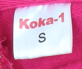 Koka-1 Women's Pink Full Zip New York Hoodie Size S