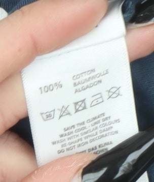 Chunk Men’s Blue Tokyo Graphic T-Shirt Size M Cotton Crew Neck