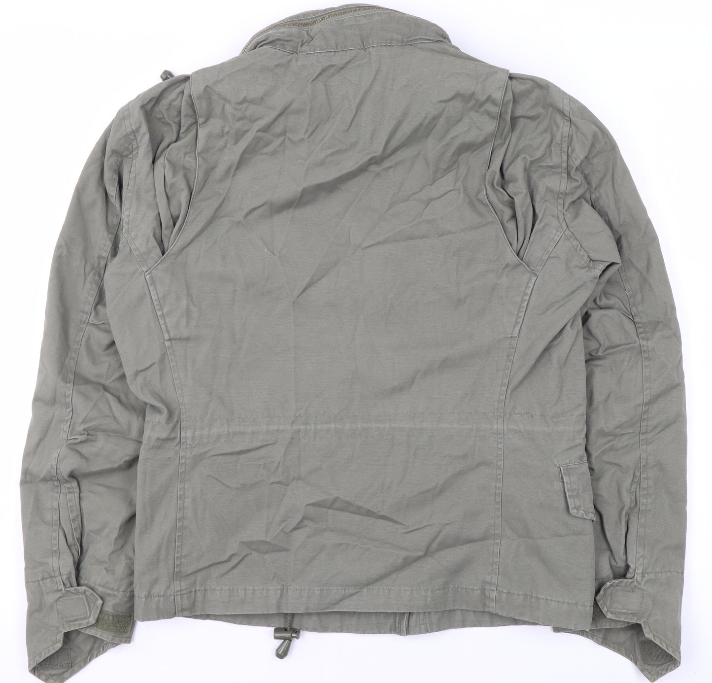 Republic Boys Green Cotton Military Jacket S Mid-Length Casual