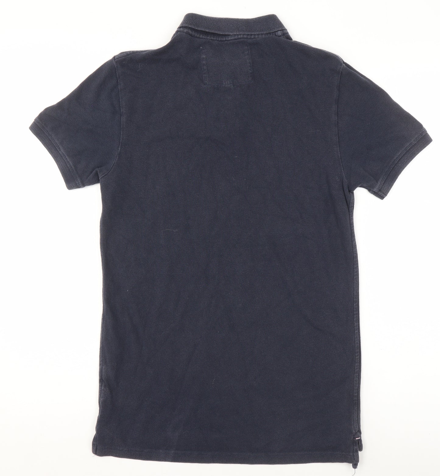 Jack Wills Womens Navy Polo Shirt XS 100% Cotton Classic Style