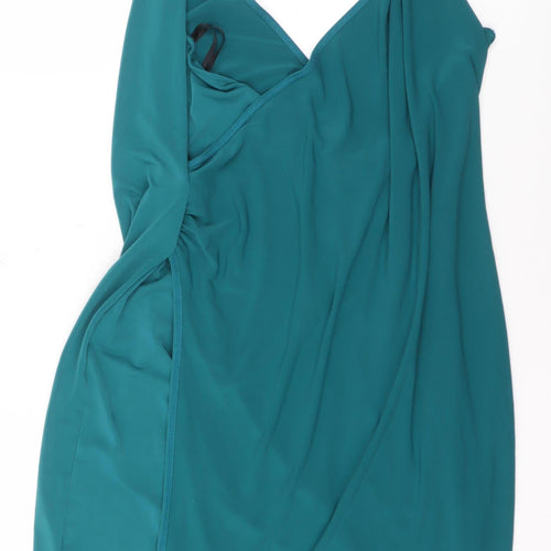 Next Women's Green Halter Neck Sleeveless Camisole Top Size 18