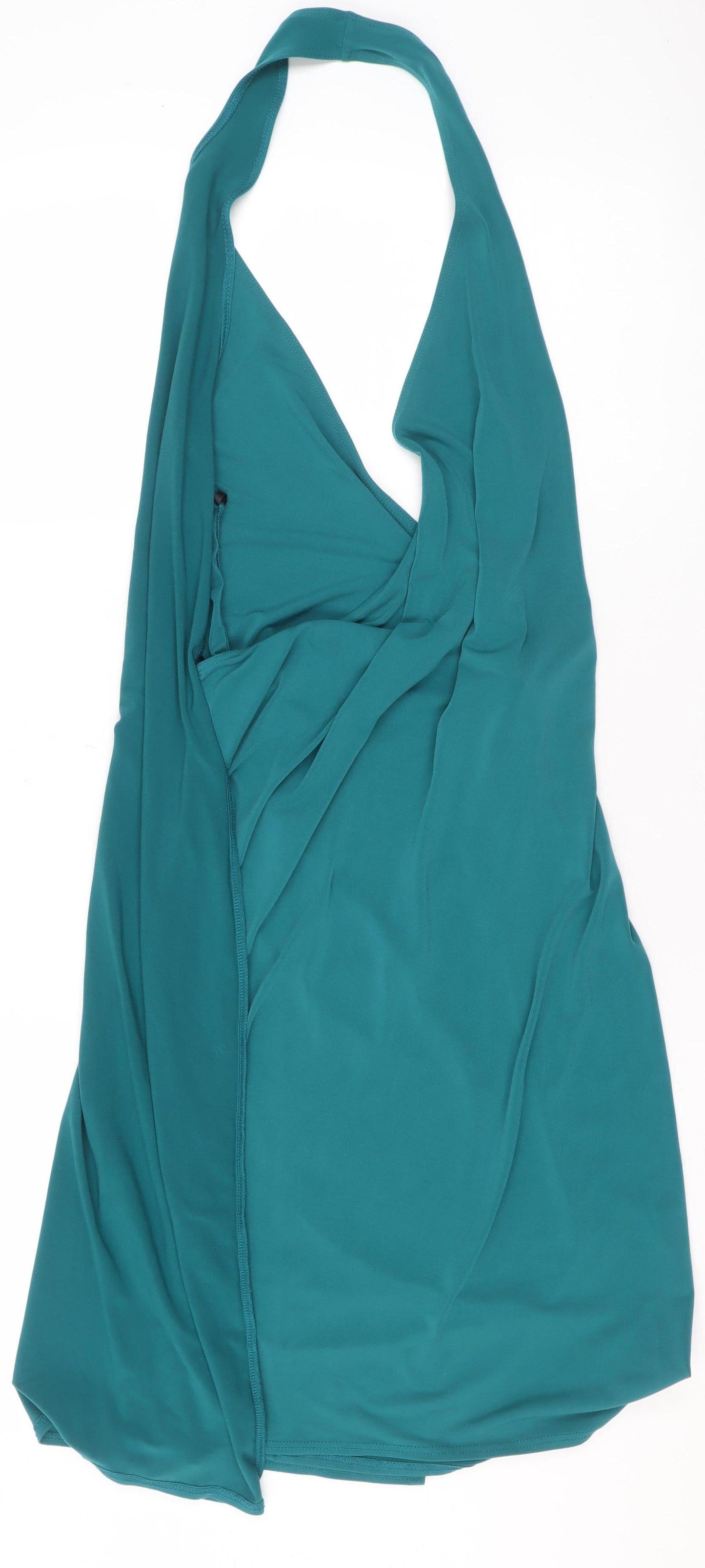 Next Women's Green Halter Neck Sleeveless Camisole Top Size 18