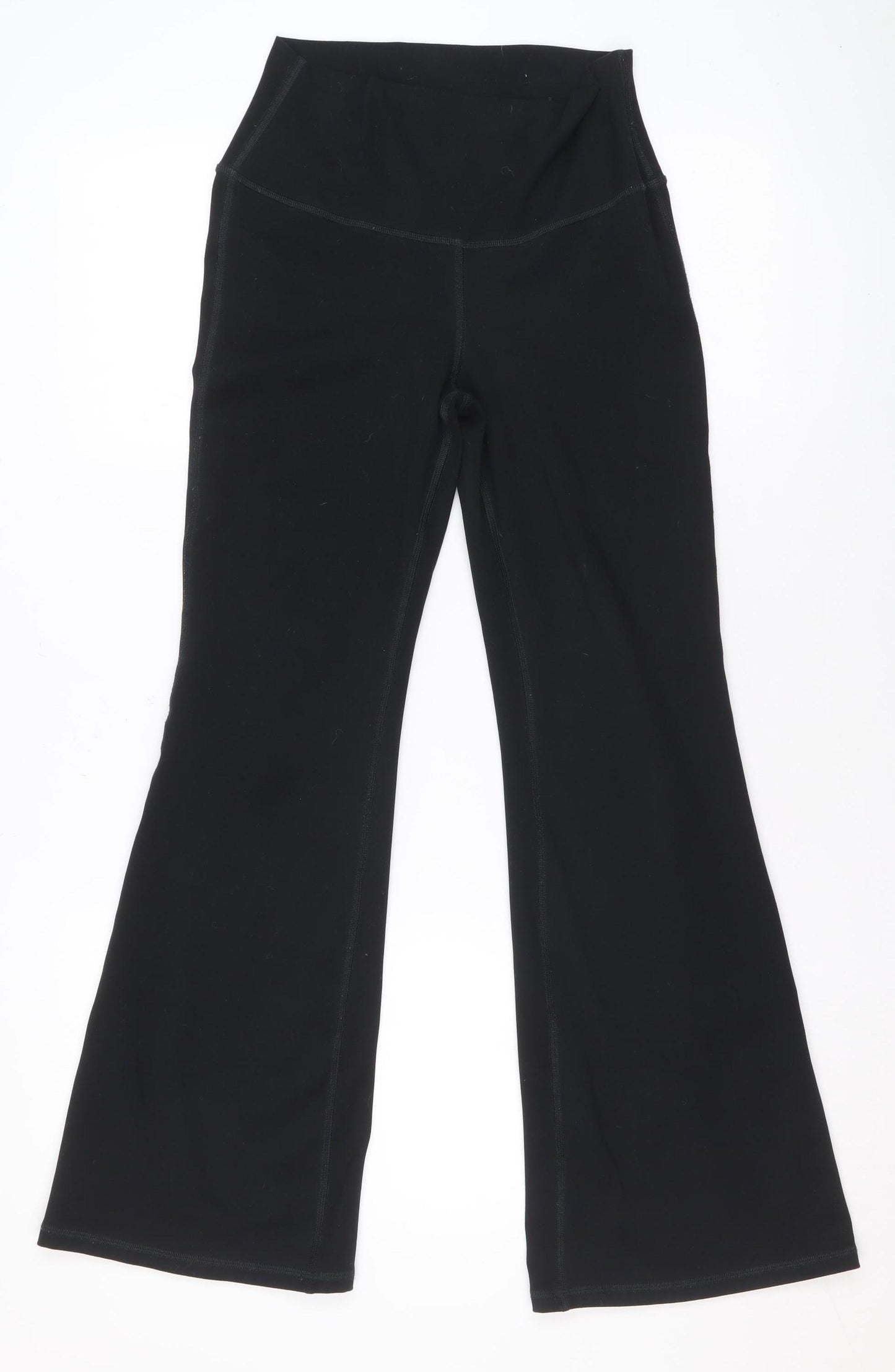 Gilly Hicks Women's Black Flared Yoga Leggings M Go Recharge