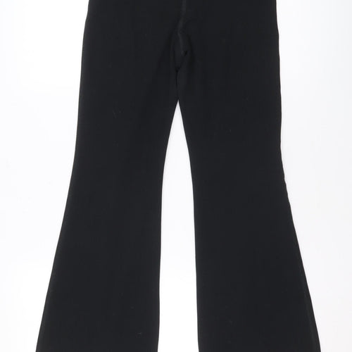 Gilly Hicks Women's Black Flared Yoga Leggings M Go Recharge