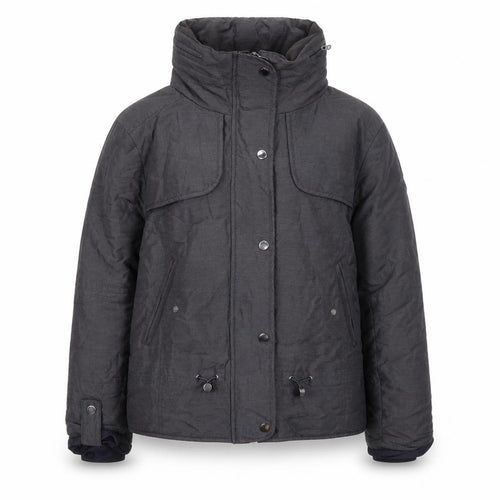 Marks and Spencer Girls Black Hooded Puffer Jacket Size 12 Winter Coat
