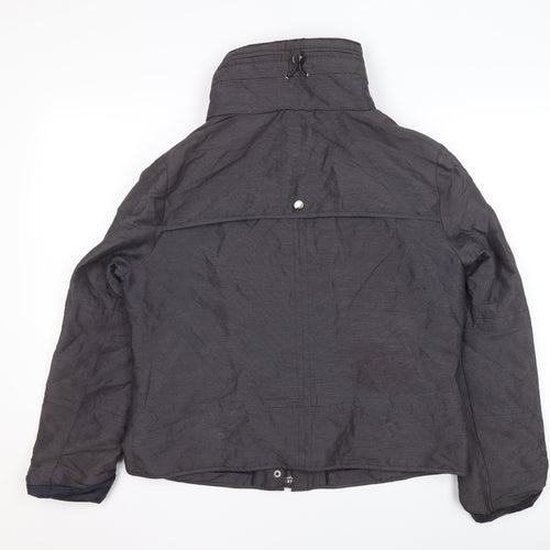 Marks and Spencer Girls Black Hooded Puffer Jacket Size 12 Winter Coat