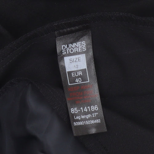 Dunnes Stores Women’s Black Size 12 Stretch Work Trousers