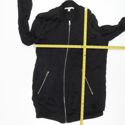 TRF Outerwear Womens Black Size 12 Bomber Jacket