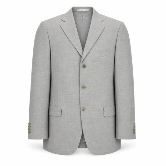 Marks and Spencer Men's Grey Wool Blend 40 Regular Blazer Jacket