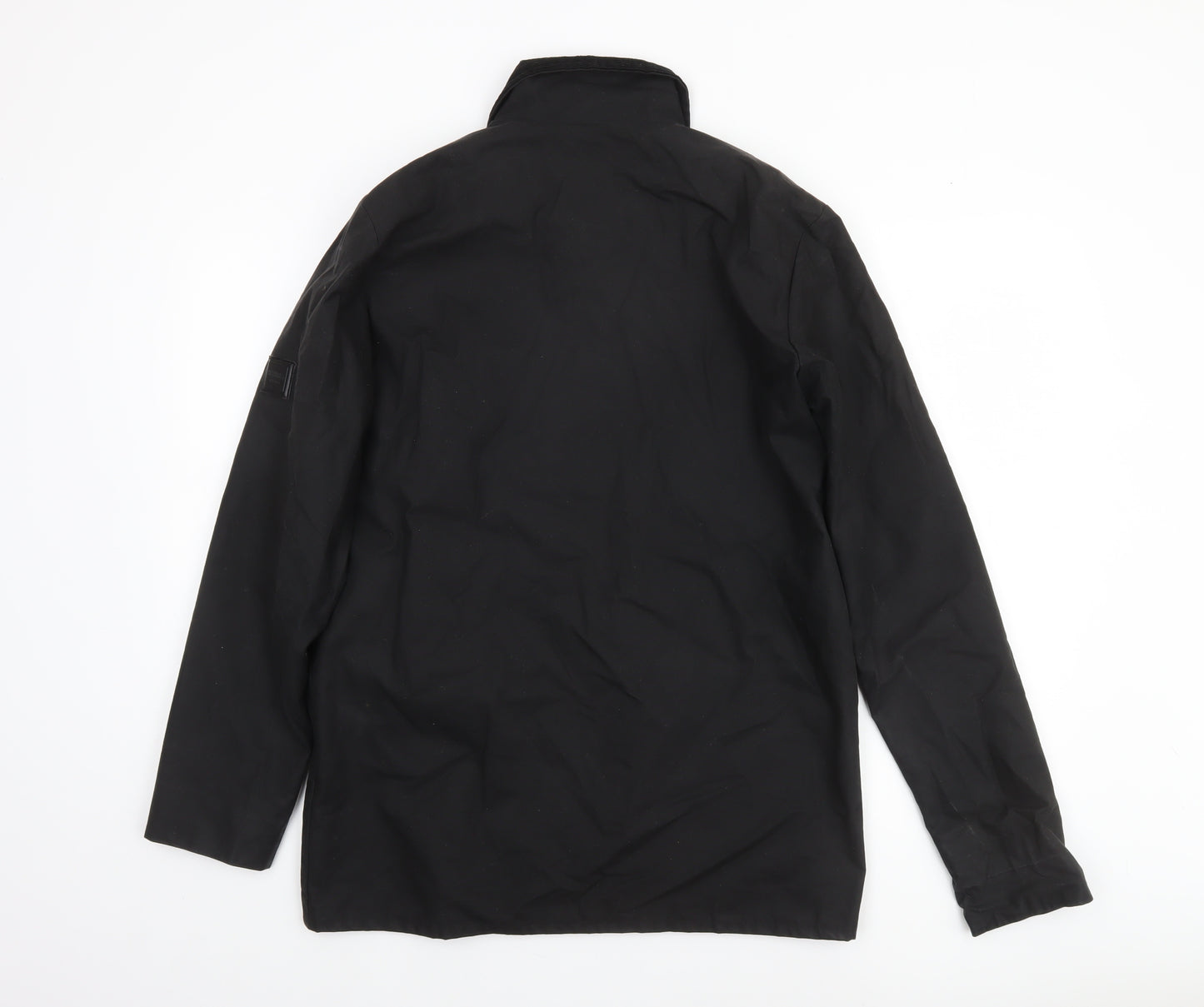 Regatta Men’s Black Waxed Cotton Outdoor Jacket Size S Waterproof Lined